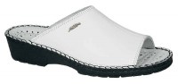 Abeba 1094 leather occupational sandals white